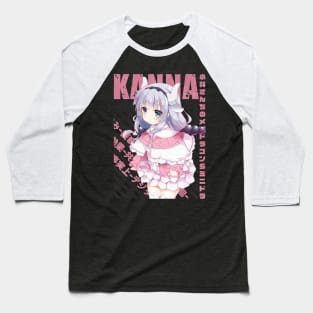 Kobayashi-san - Kanna Kamui Baseball T-Shirt